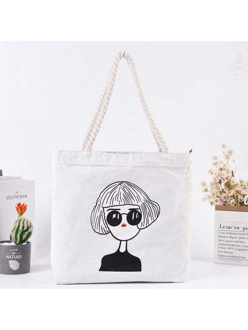 Canvas bag customized advertising hand bag printed...