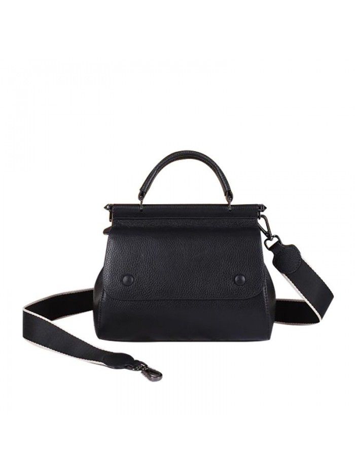 Commuter Bag 2021 new Korean fashion women's bag head leather hand messenger bag leather shoulder bag 8183