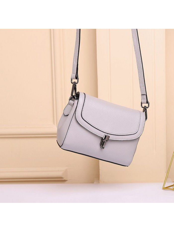 Fashion women's bag leather 2021 new style messenger bag trend one shoulder bag 3091