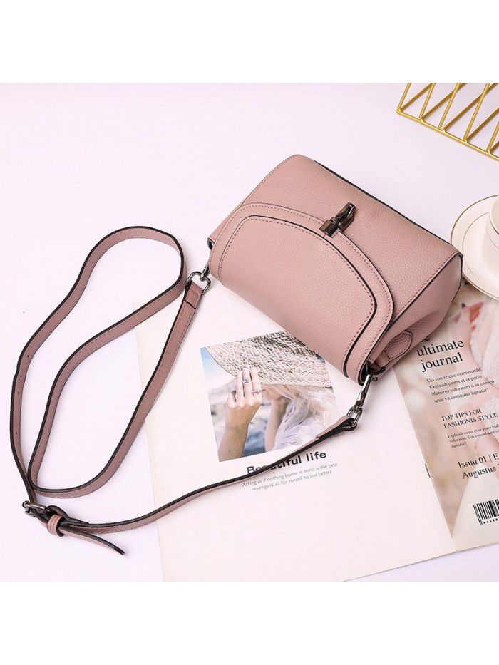 Fashion women's bag leather 2021 new style messenger bag trend one shoulder bag 3091