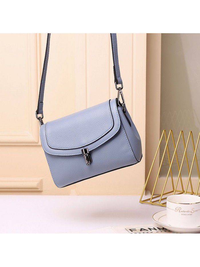 Fashion women's bag leather 2021 new style messenger bag trend one shoulder bag 3091