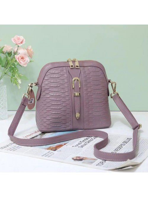 Fashion small bag women's new 2021 crocodile cross...