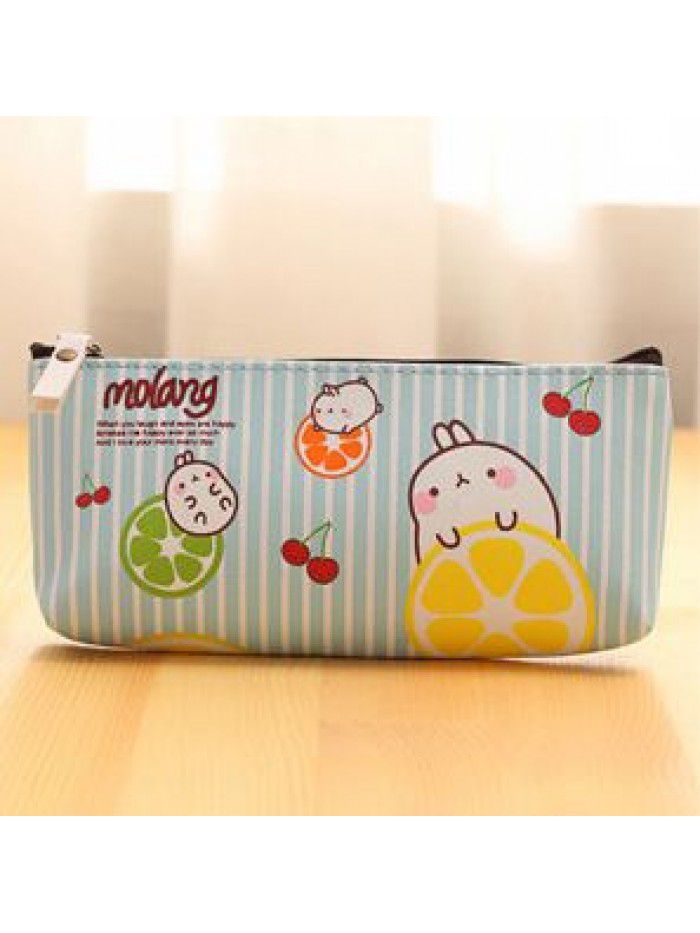 Pop creative cute potato rabbit pen bag Pu female anti sailor carrying storage bag cute three-dimensional pen bag