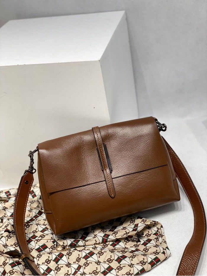 Bag female 2021 new fashion shoulder bag spring summer small bag large capacity women's messenger bag leather bag 6685