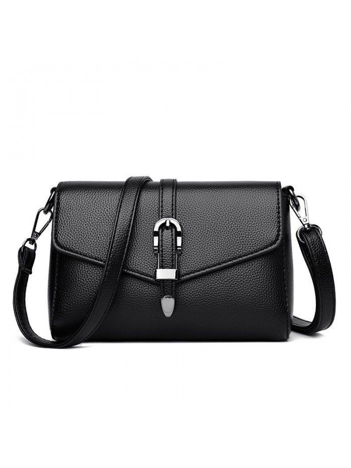 Small bag female 2021 spring and summer new style messenger bag Korean version simple middle-aged female bag mother bag fashion soft leather bag