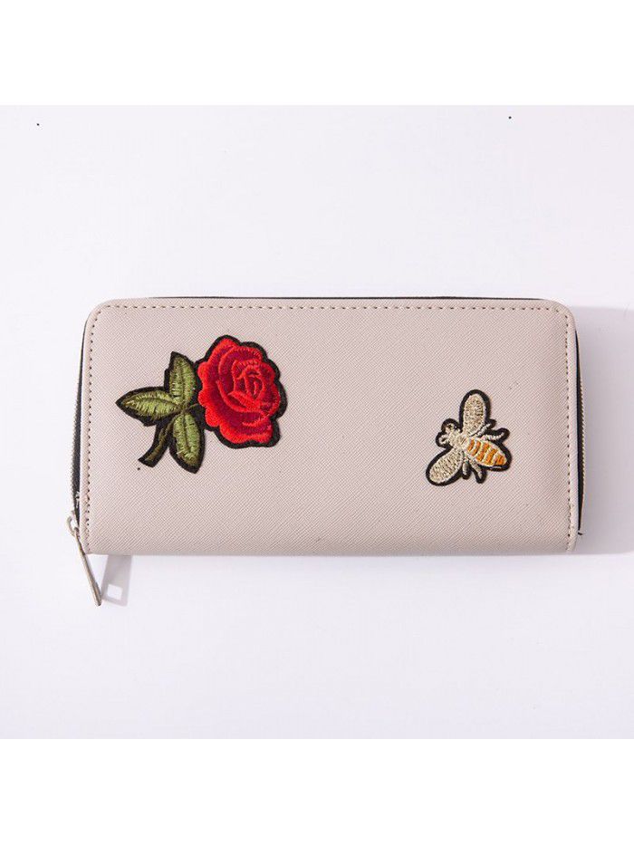 New 2020 retro wallet women's mid long multi card mobile phone bag fashion trendy girl's Long Wallet