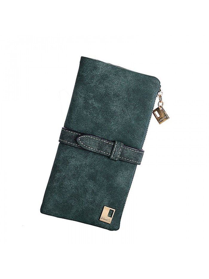 Women's purse with frosted leather, Korean long Lady wallet 2018, new popular, factory direct selling bag