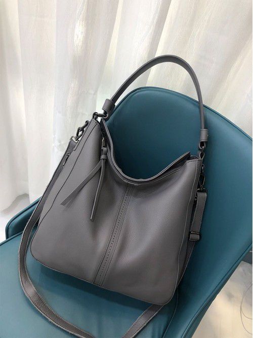 Cross border leather women's bag 2021 new European...