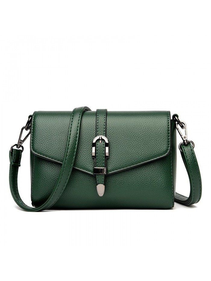 Small bag female 2021 spring and summer new style messenger bag Korean version simple middle-aged female bag mother bag fashion soft leather bag