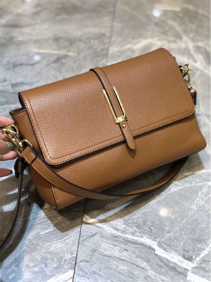 Head leather fashionable small square bag women 2021 new leather messenger bag women's bag leisure 8805