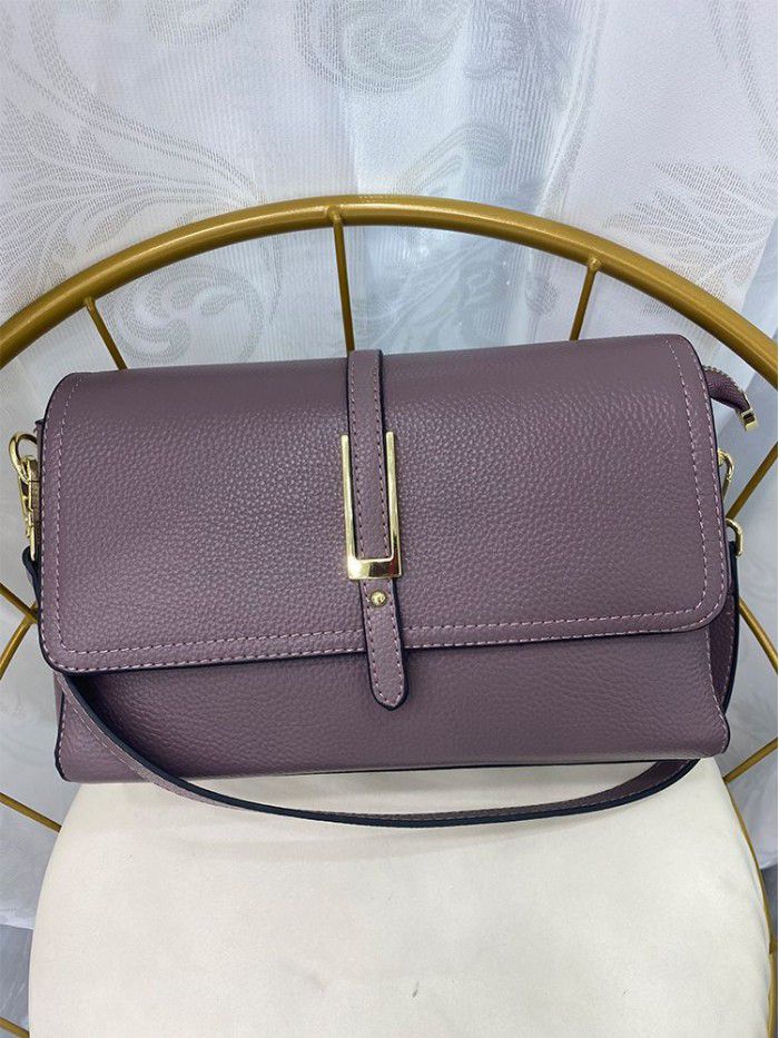 Head leather fashionable small square bag women 2021 new leather messenger bag women's bag leisure 8805