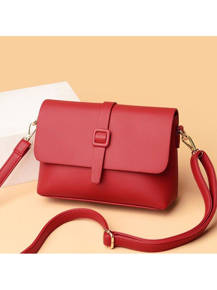 Bag women's new soft leather women's shoulder bag in autumn and winter 2020