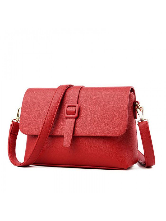 Bag women's new soft leather women's shoulder bag in autumn and winter 2020