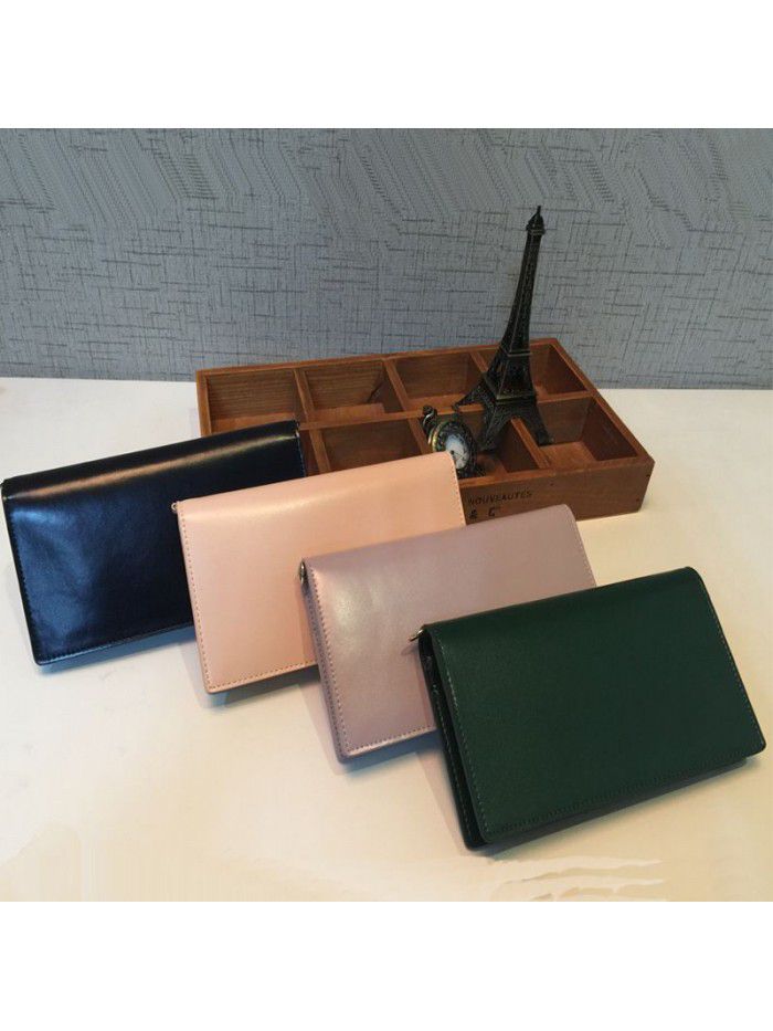 New spring and summer women's leather multi-function wallet Korean cowhide one shoulder cross carrying women's wallet