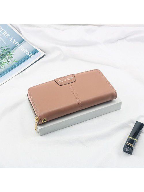 New wallet PU leather wrist bag women's large capa...