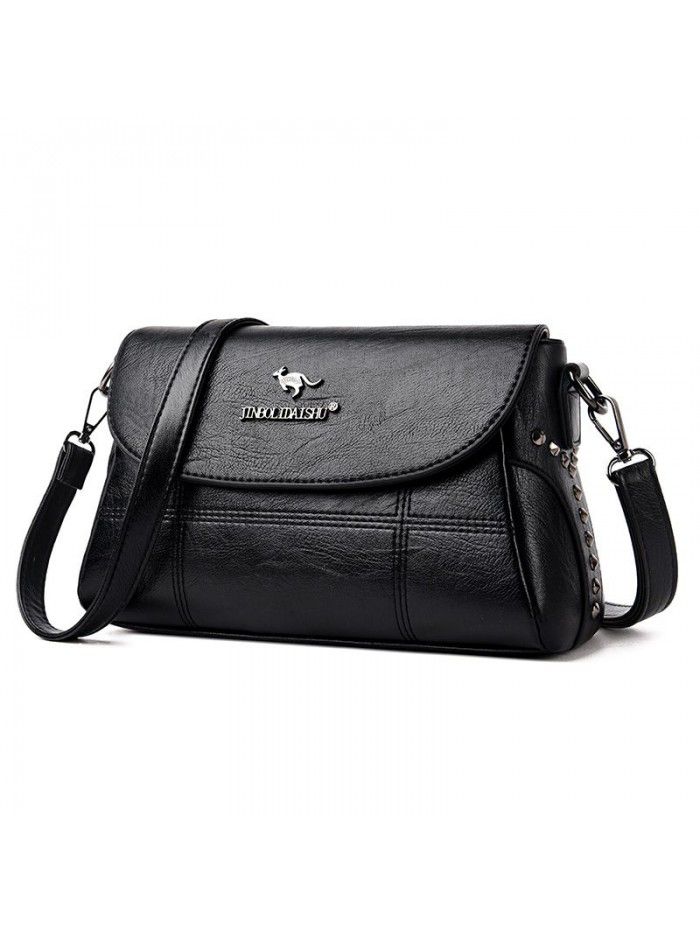 Single shoulder bag Crossbody Bag women 2021 new fashion Korean middle aged mother bag leisure Women's soft leather bag wholesale