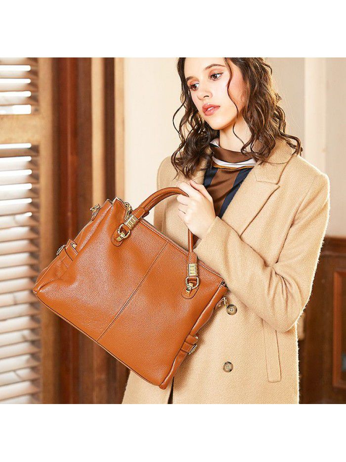  spring new limited edition head leather bag classic versatile leather bag shock release 0951