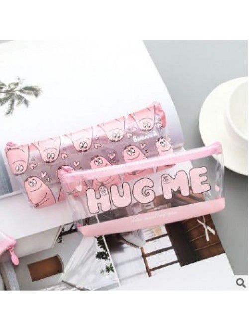 Stationery cute girl is a large capacity pencil ba...