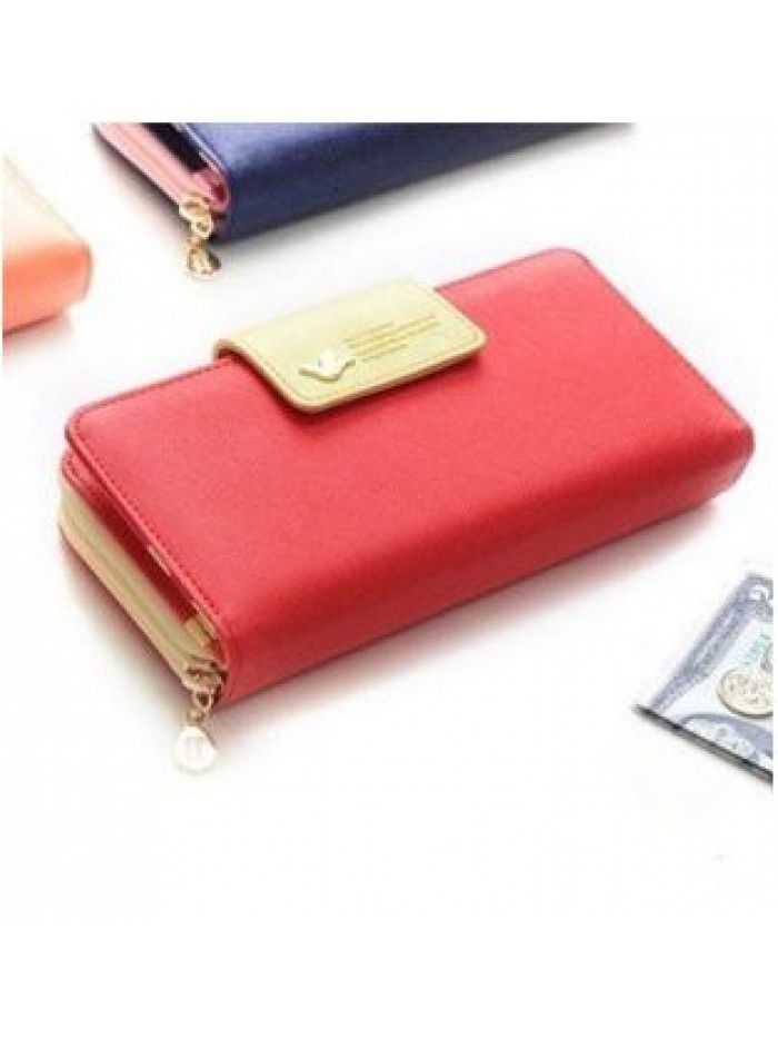 Hot cross border new wallet flying bird buckle Long Wallet Korean high capacity mobile phone bag lady's hand bag