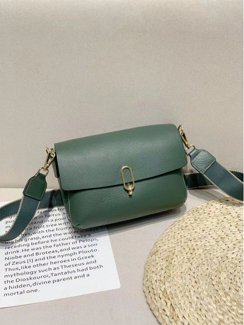 Small bag women's 2021 new style messenger bag lea...