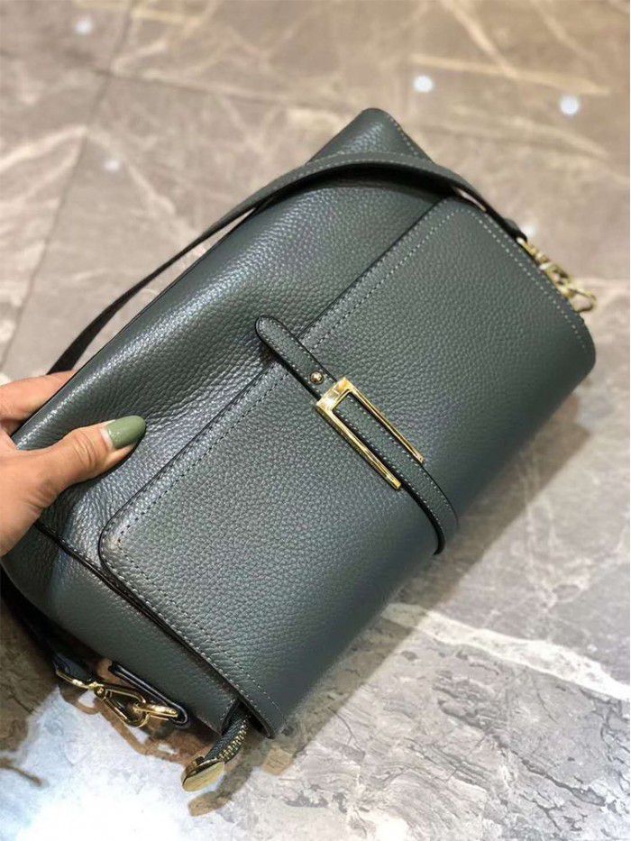 Head leather fashionable small square bag women 2021 new leather messenger bag women's bag leisure 8805