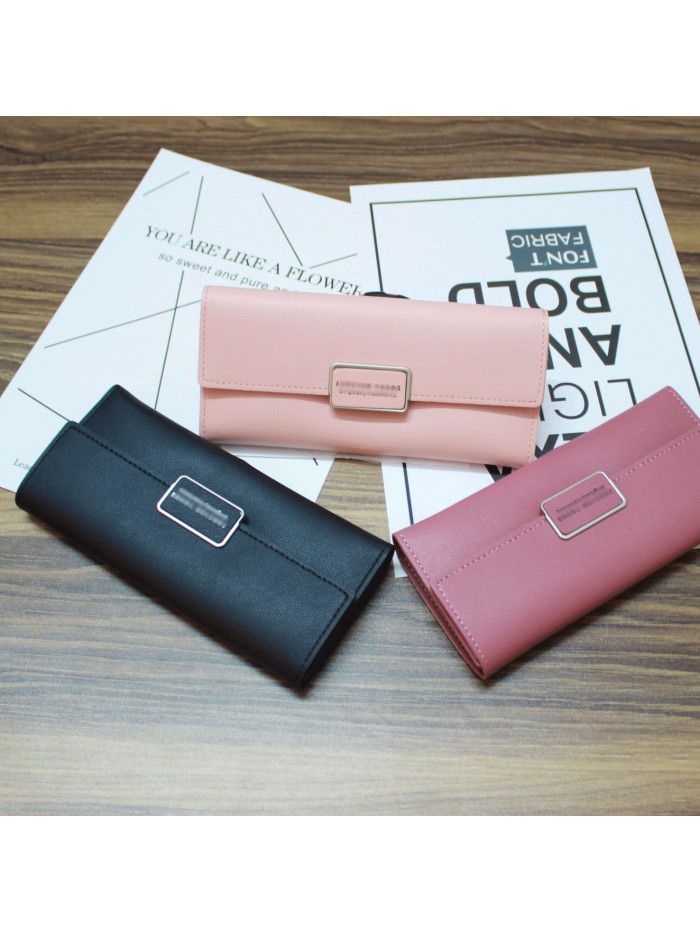 Women's wallet long 30% discount multi Card Wallet Korean retro fashion student wallet card bag fashion factory direct sales