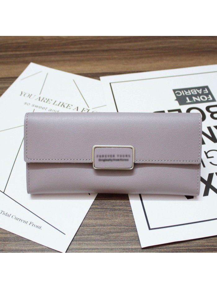 Women's wallet long 30% discount multi Card Wallet Korean retro fashion student wallet card bag fashion factory direct sales