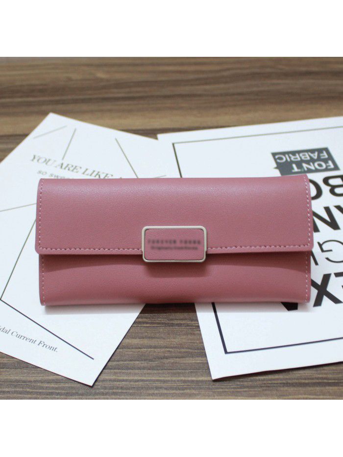 Women's wallet long 30% discount multi Card Wallet Korean retro fashion student wallet card bag fashion factory direct sales