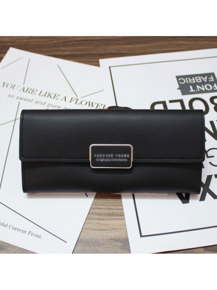 Women's wallet long 30% discount multi Card Wallet Korean retro fashion student wallet card bag fashion factory direct sales