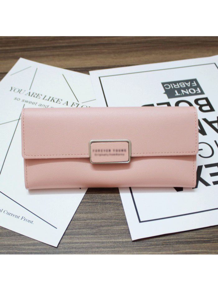 Women's wallet long 30% discount multi Card Wallet Korean retro fashion student wallet card bag fashion factory direct sales