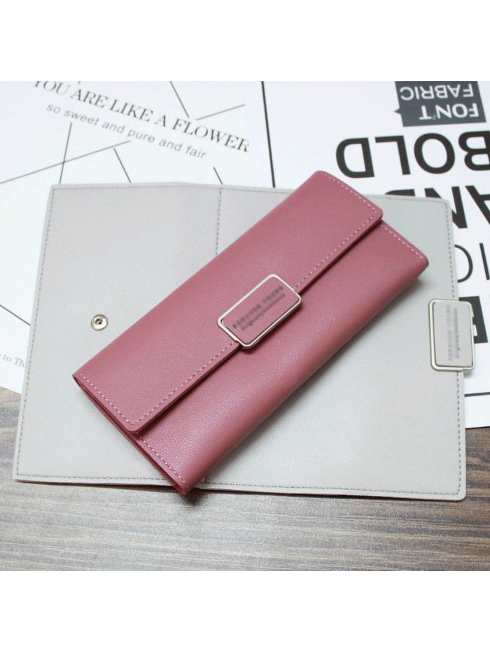 Women's wallet long 30% discount multi Card Wallet Korean retro fashion student wallet card bag fashion factory direct sales